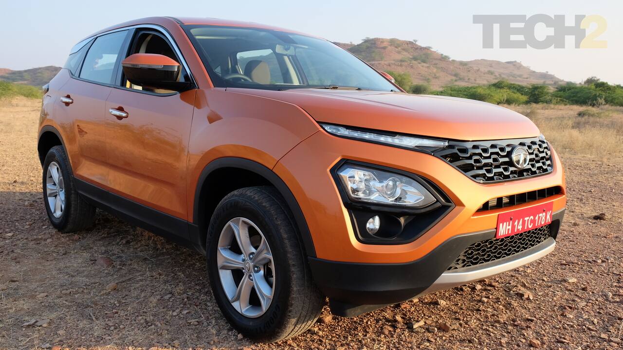 The design of the SUV follows Tata’s Impact Design 2.0 showcased at the 2018 Auto Expo. Image: tech2/ Ankit Vengurlekar